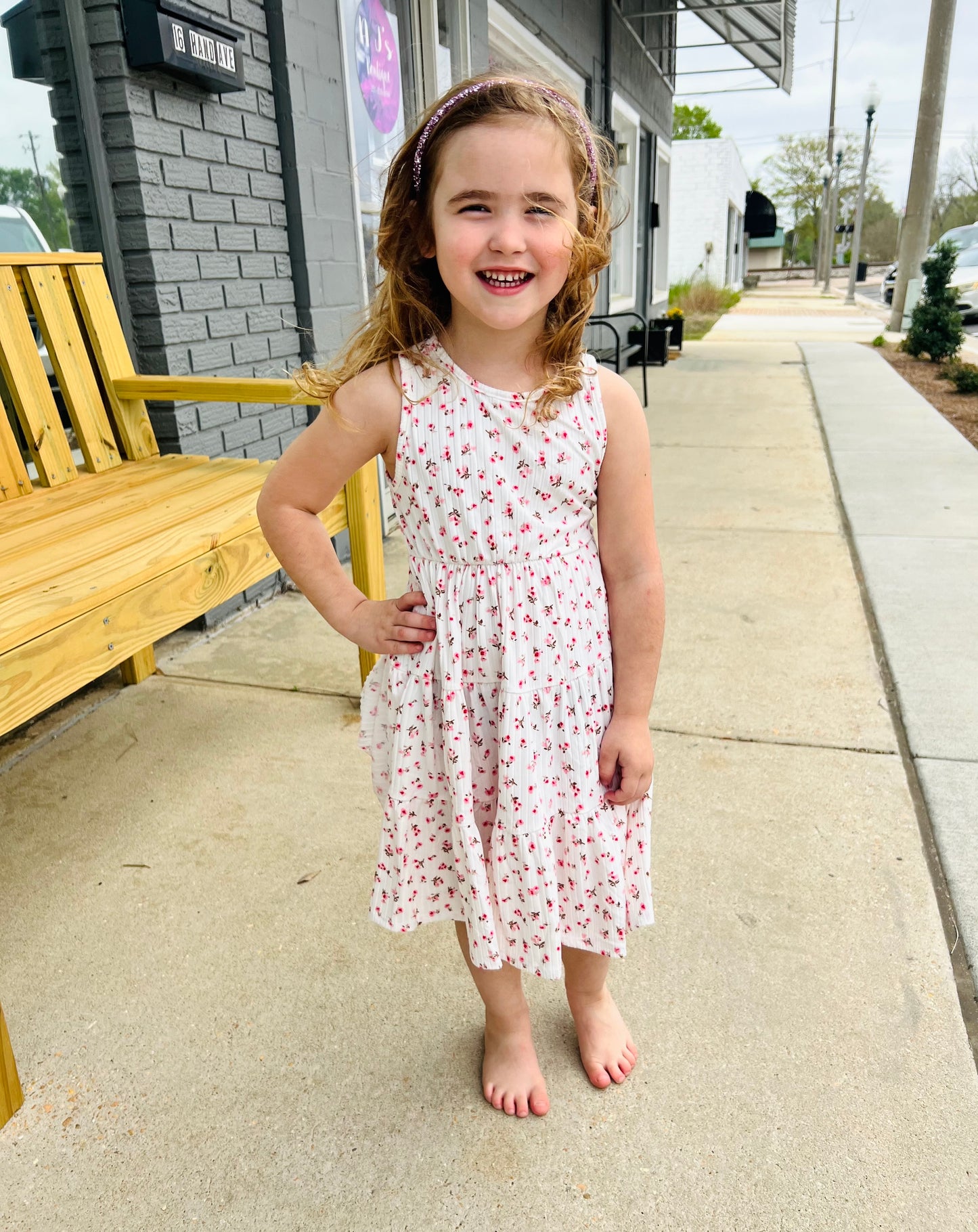 Girls floral dress