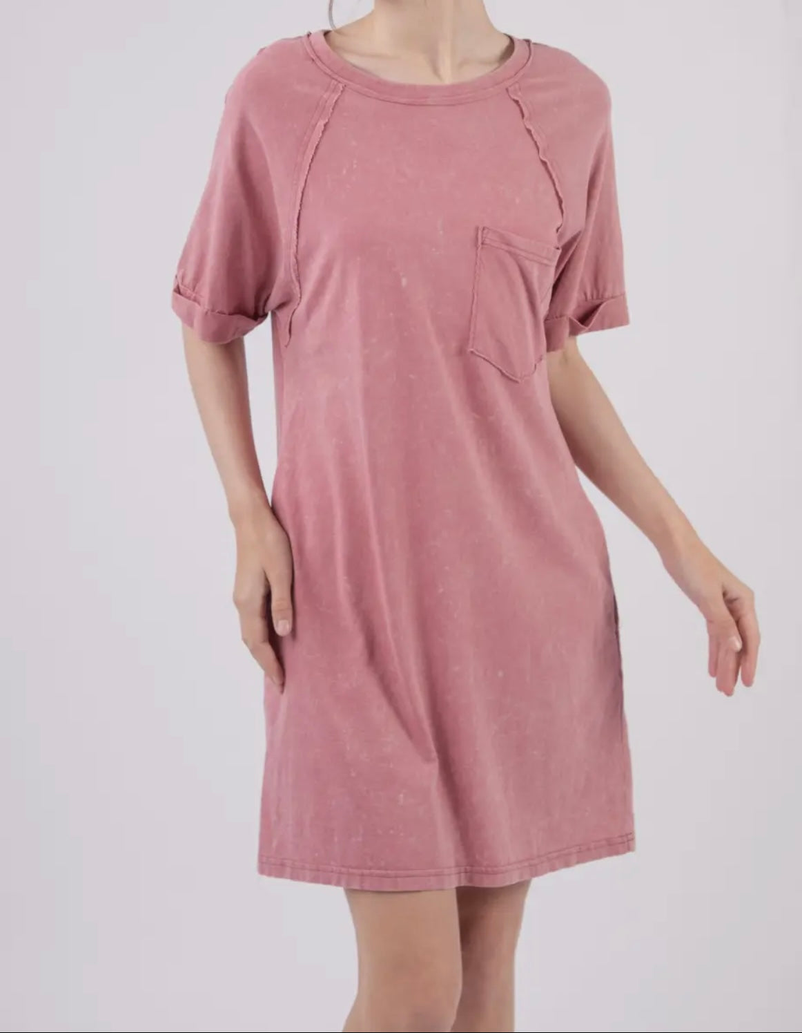 Washed T-Shirt Dress