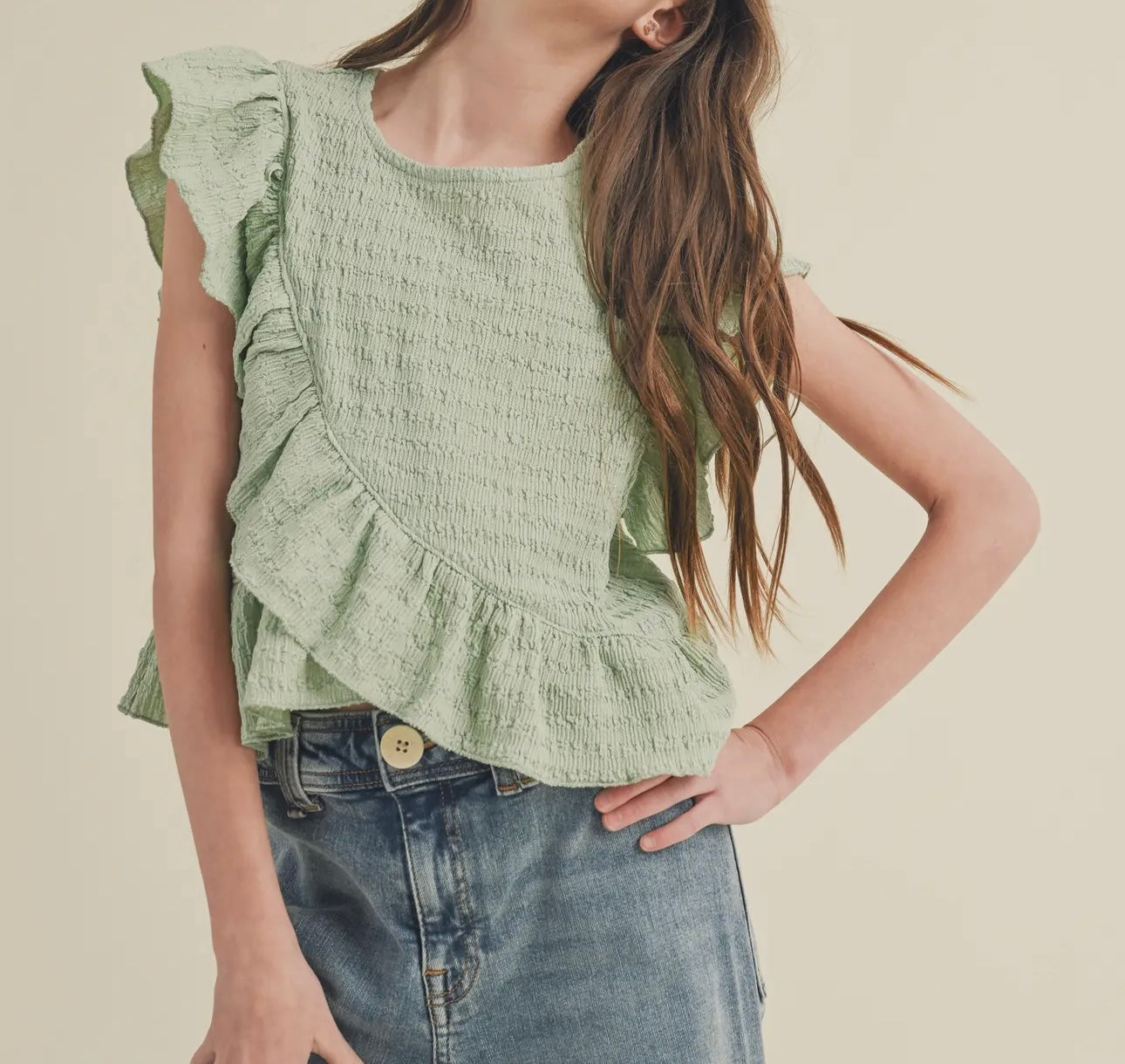 Girls Ruffle Top