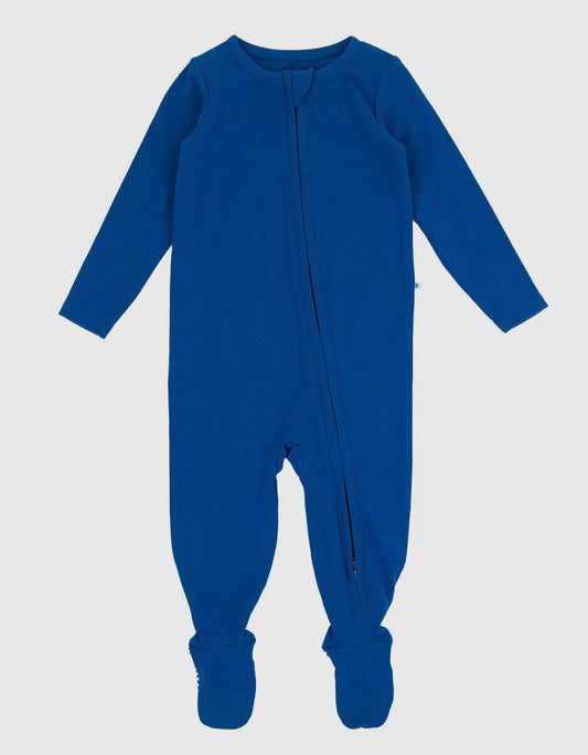 Baby Boys Starry Night Blue Footed One Piece Pajama