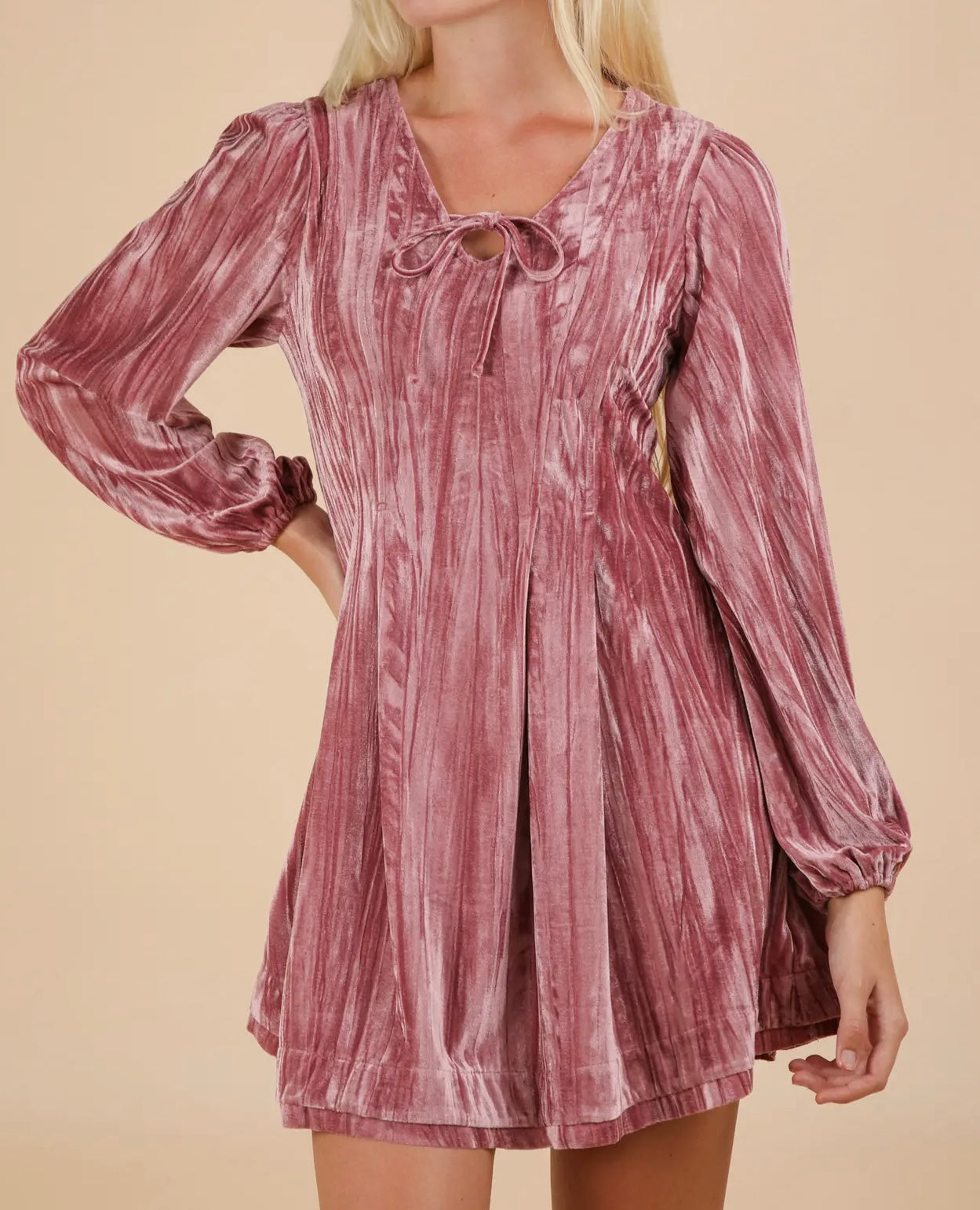 Velvet Mini Dress