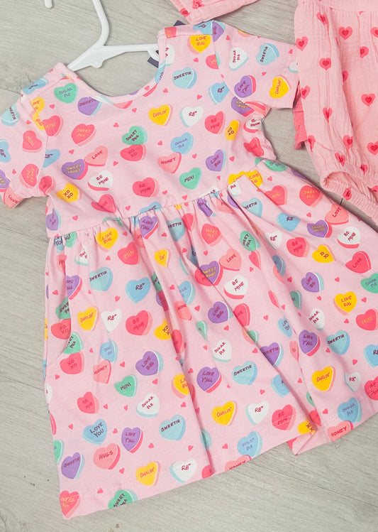 Girls Be My Valentine Twirl Dress