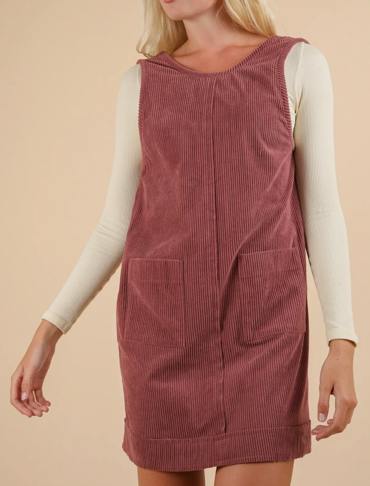 Corduroy Mini Dress