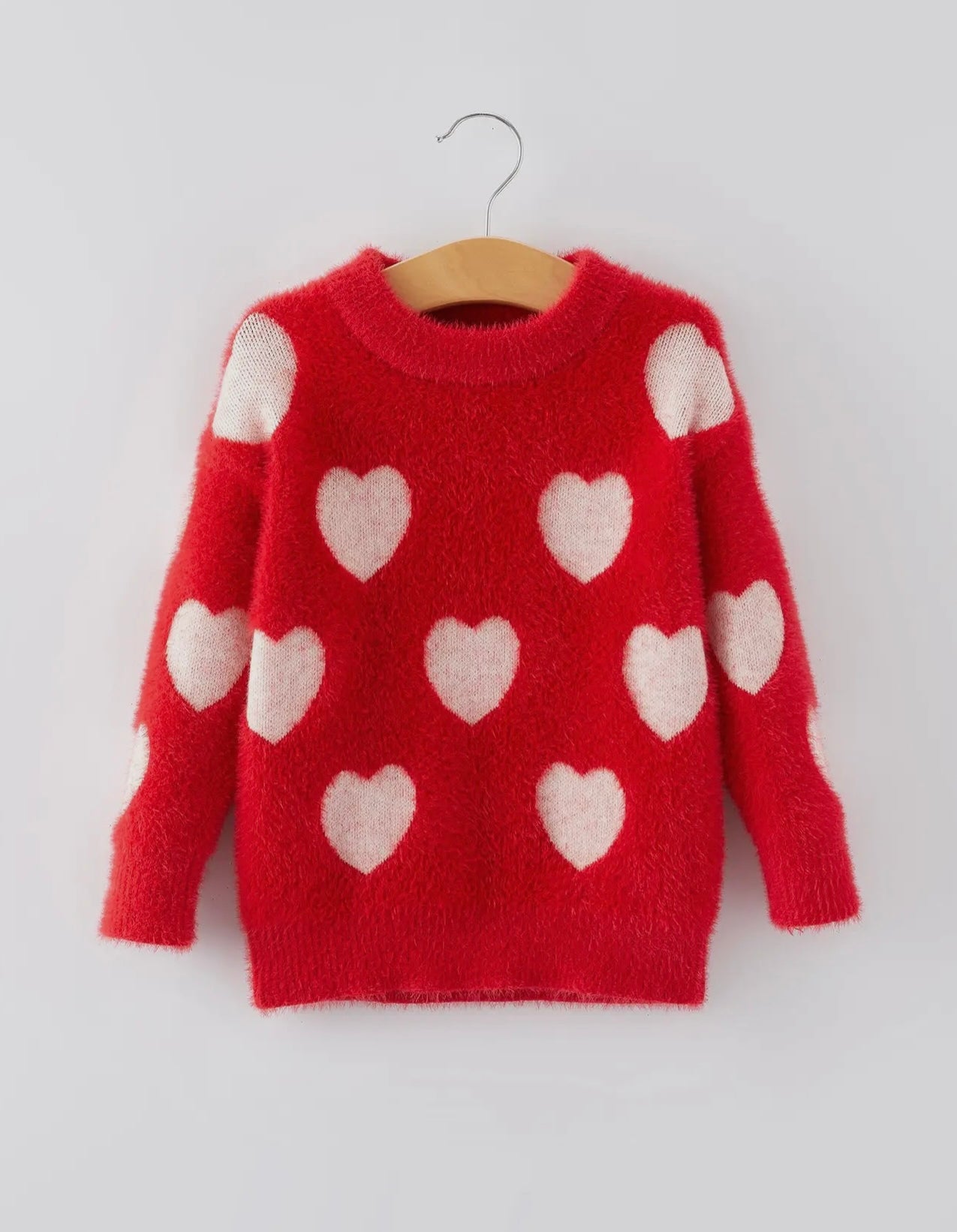 Girls heart sweater