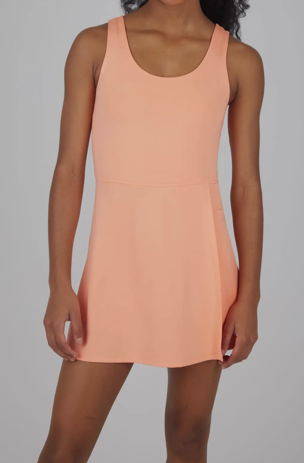 Girls Athletic Tennis Dress with inner shorts