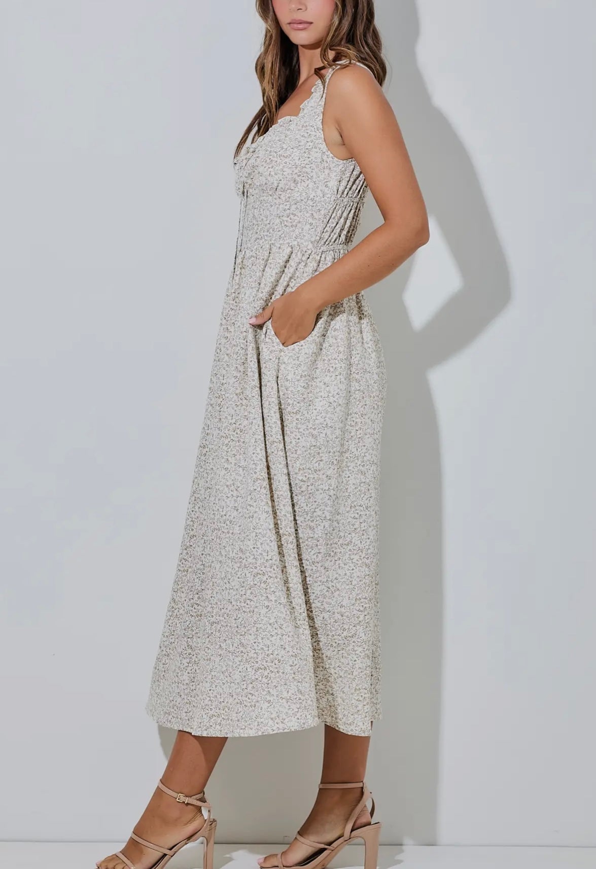 Floral MIDI Dress