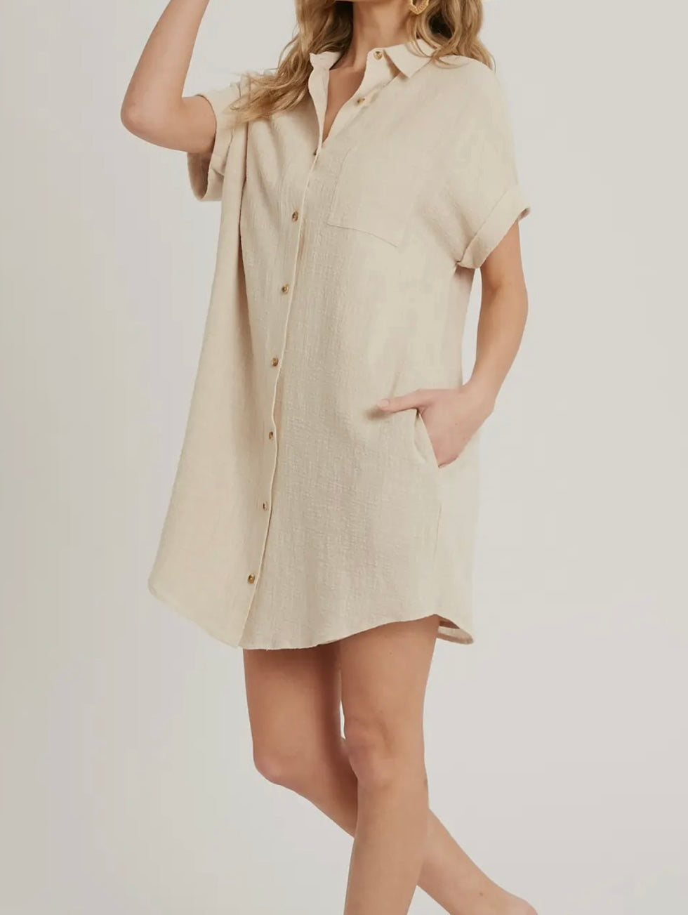 Button Up Shirt Dress