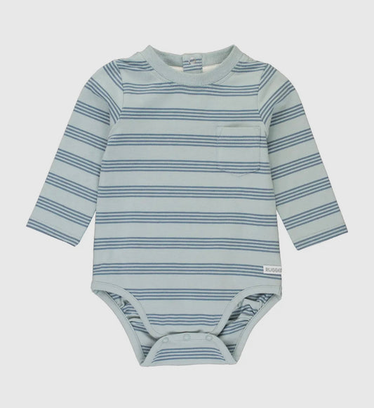 Baby Boys Blue Stripe Bodysuit
