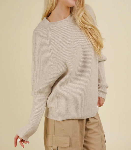 Raglan Dolman Sleeve Oversized Sweater