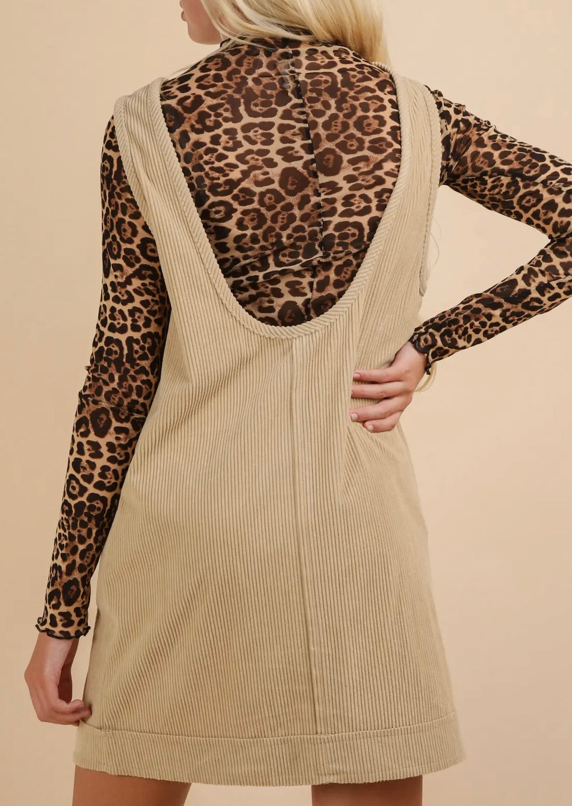 Corduroy Mini Dress