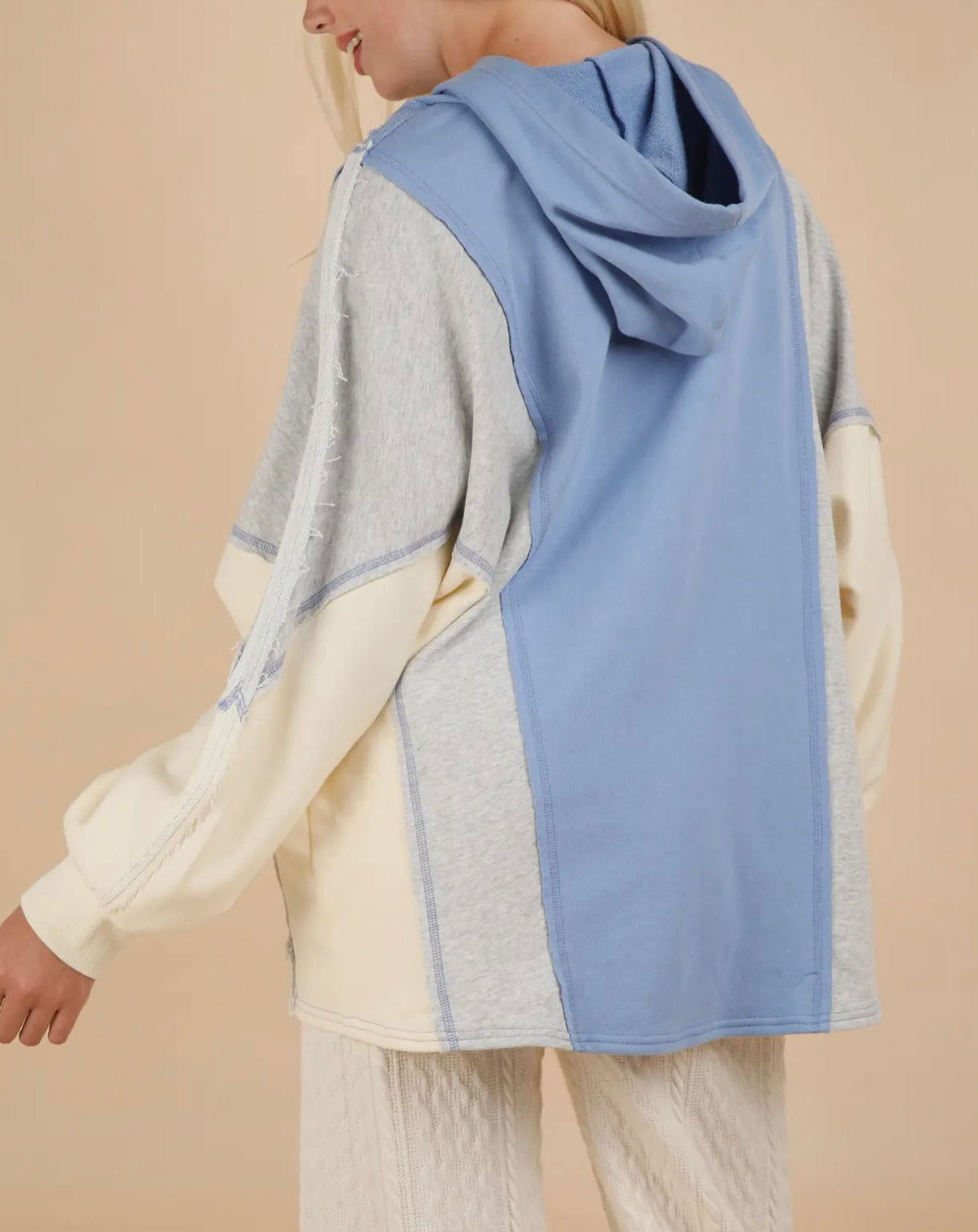 Colorblock Hoodie Top