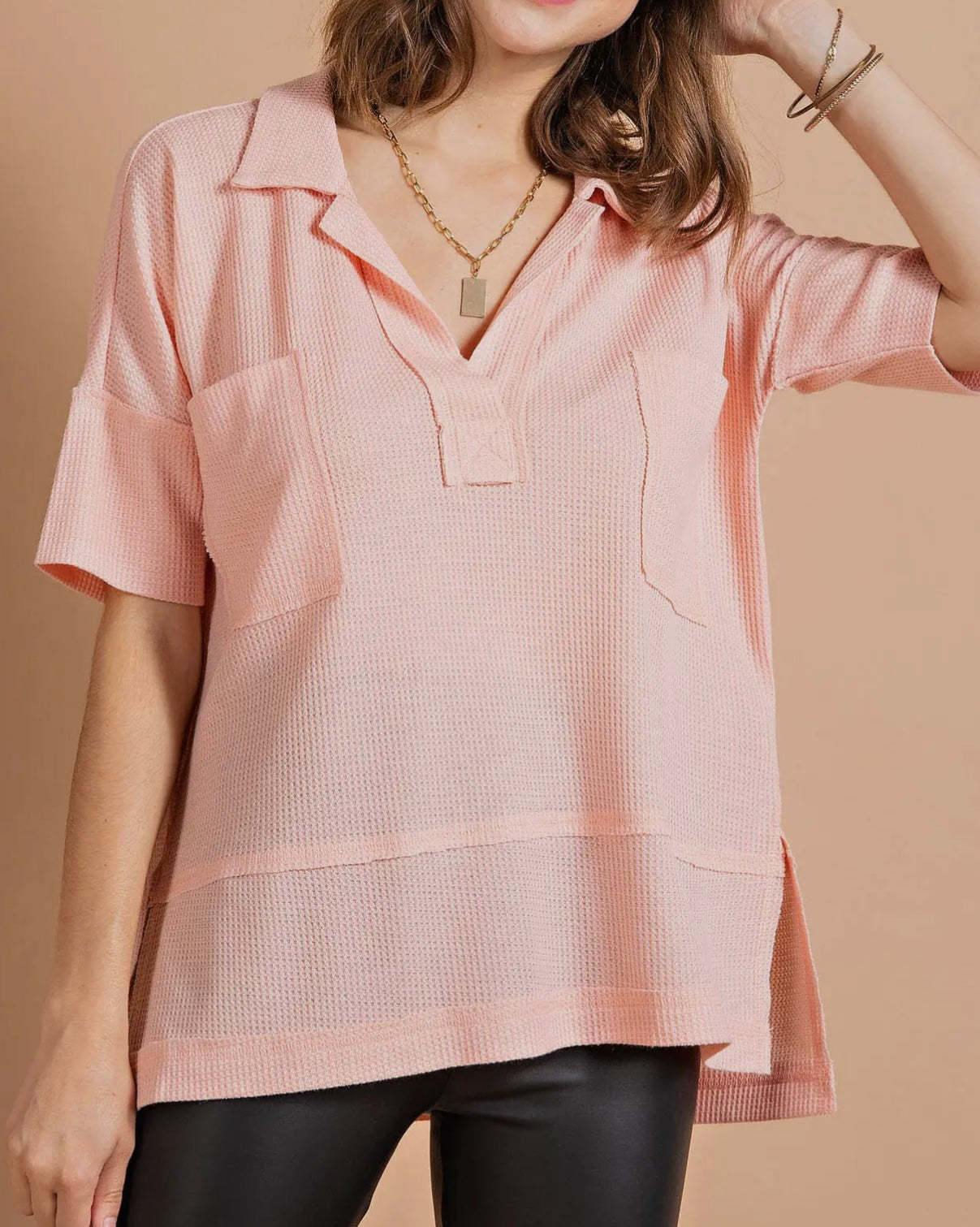 Thermal Collared Top