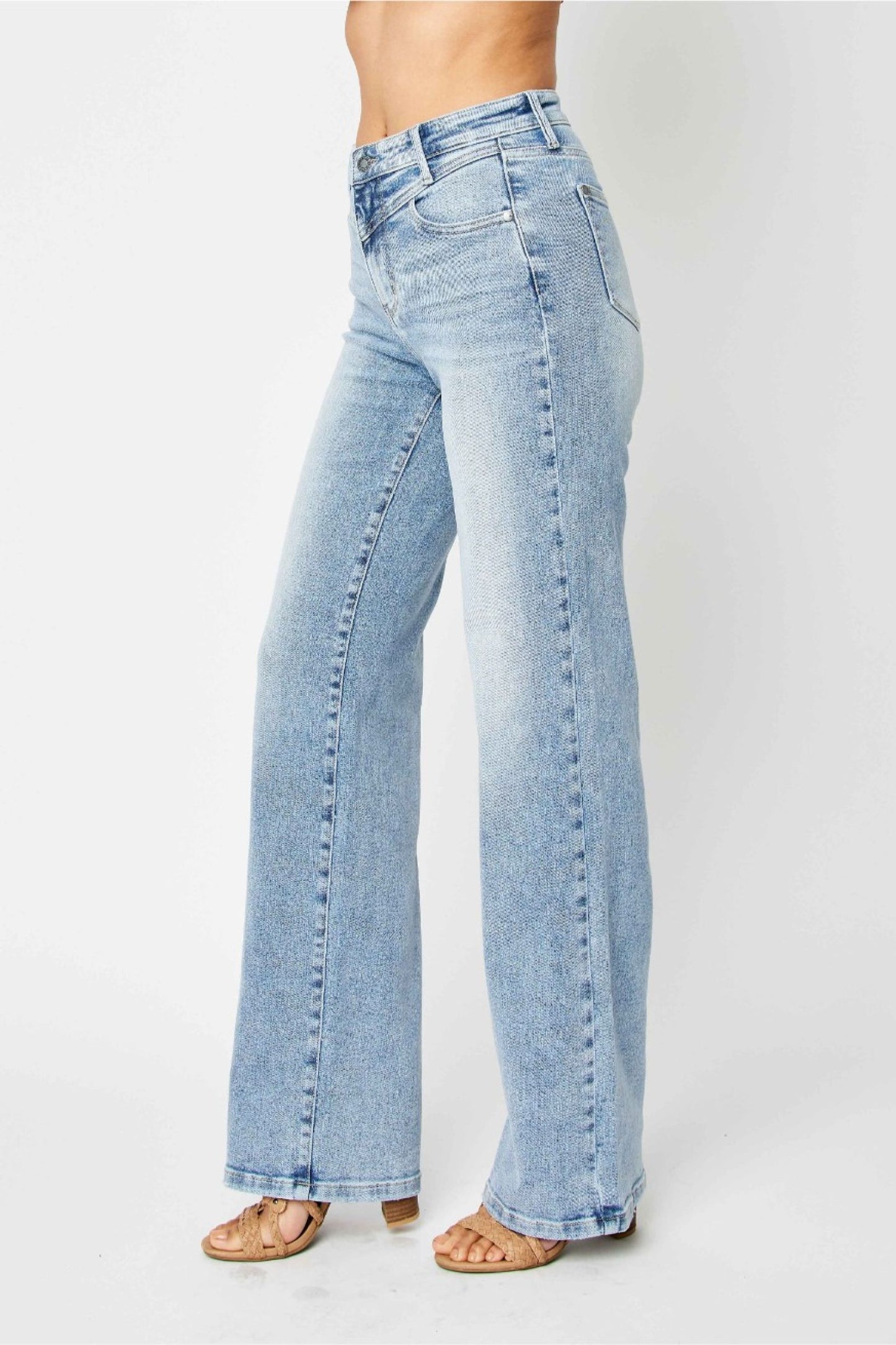 Judy Blue Retro Wide Leg Jeans