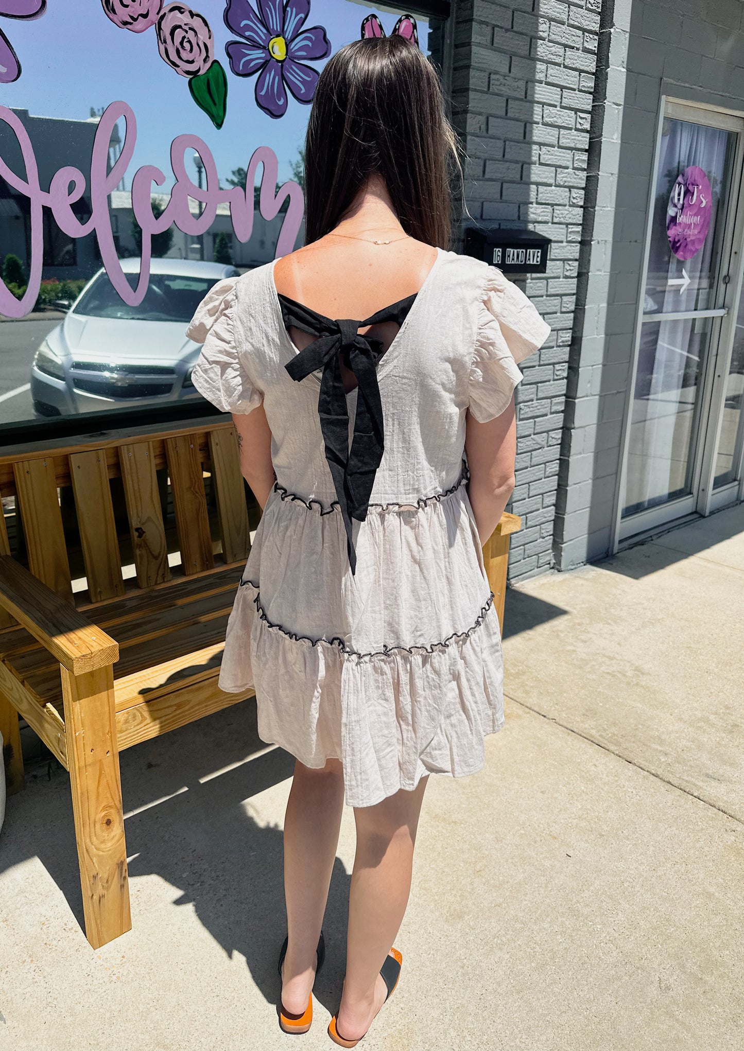 Ribbon Babydoll Dress