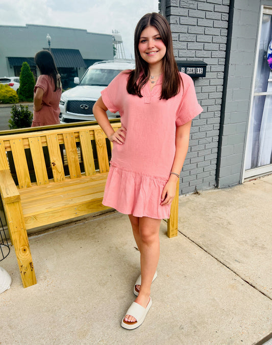 Cotton Gauze Dress