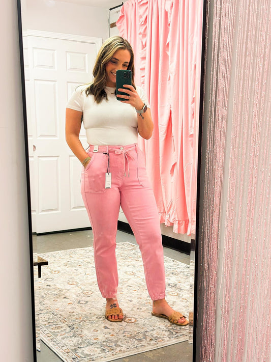 Judy Blue Pink Joggers
