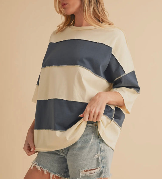 Polly Color Block Top