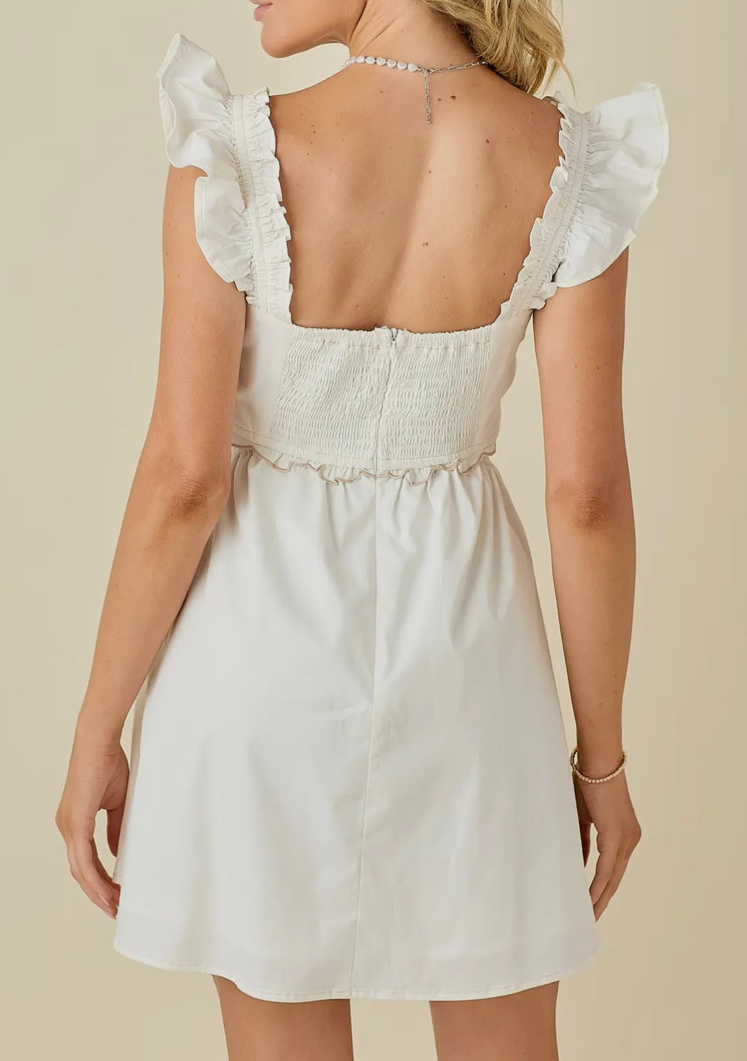 Scallop Mini Dress