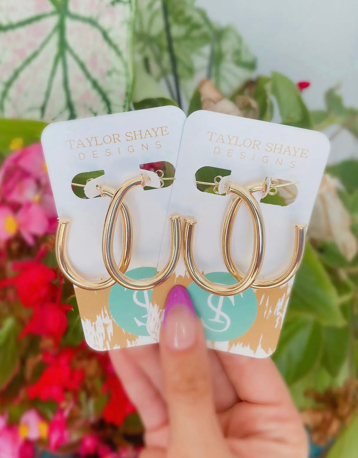 Marissa Gold Filled Oval Hoops