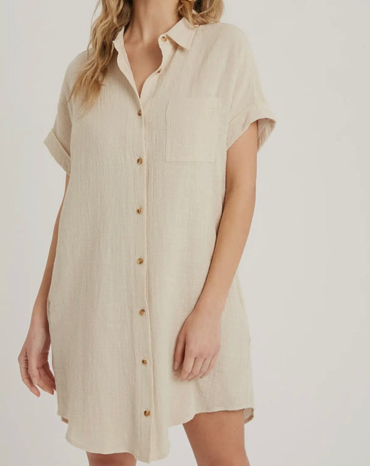 Button Up Shirt Dress